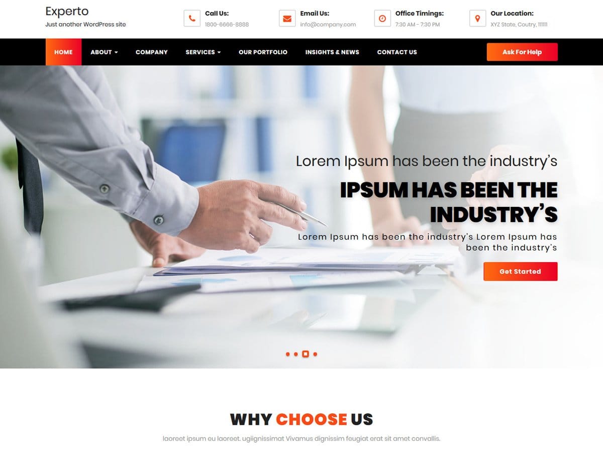 Wordpress Themes Experto 2 screenshot
